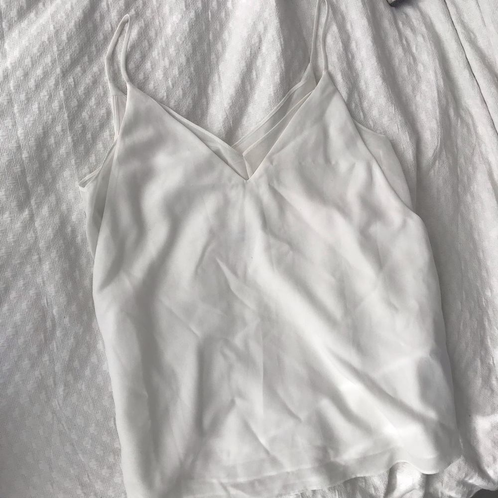 C/MEO Collective White Tank Sheer